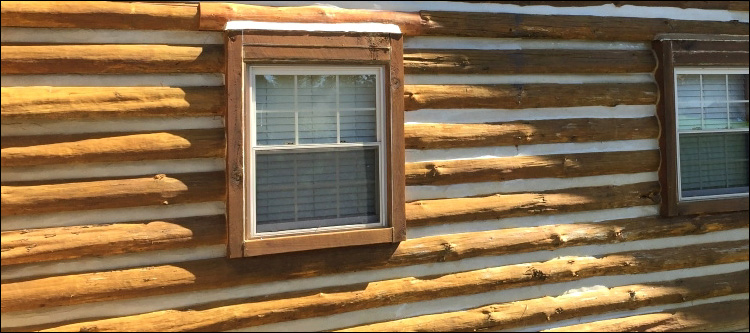 Log Home Whole Log Replacement  Dewitt, Virginia